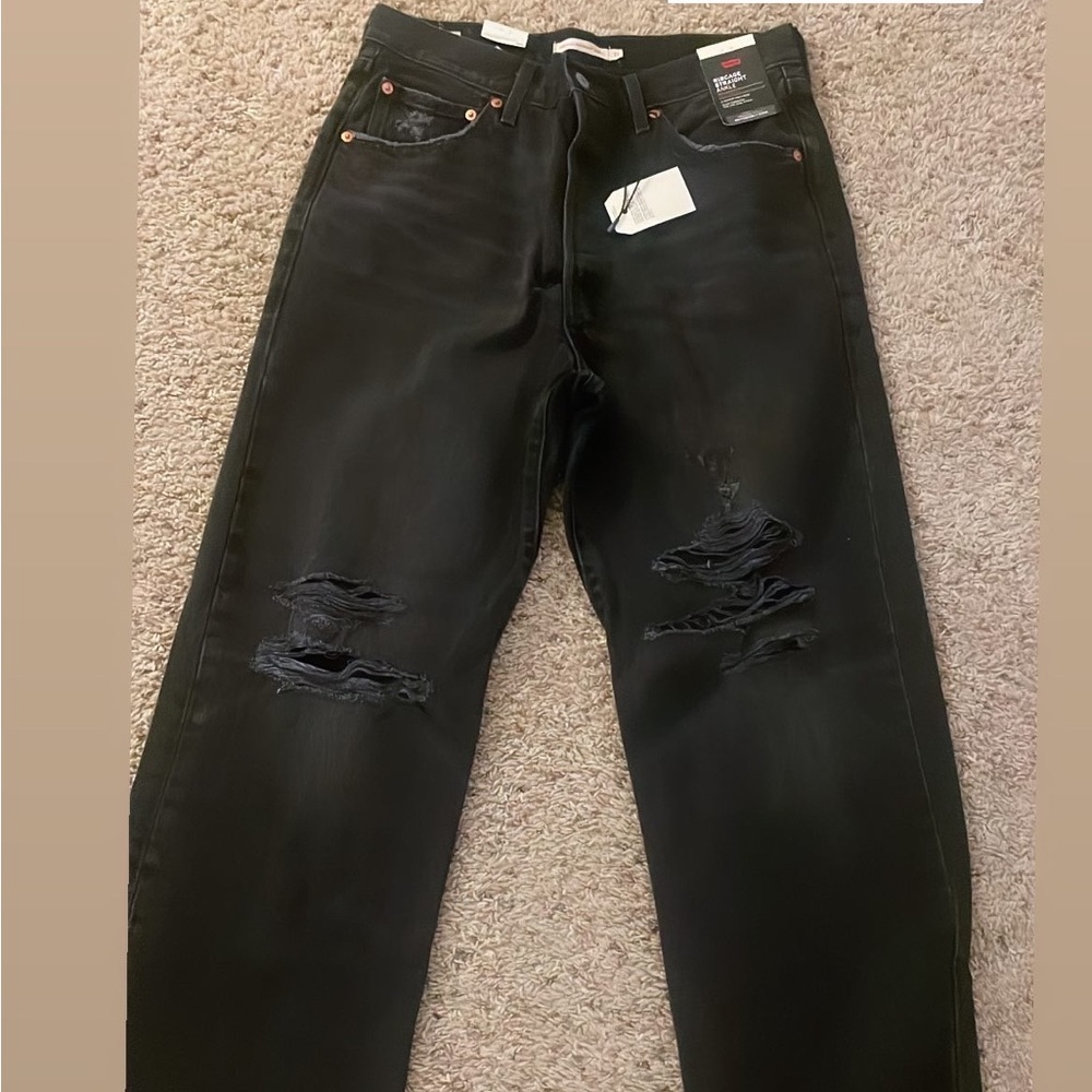 NWT Levi Ribcage straight jeans